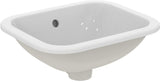 Ideal Standard Einbauwaschtisch Connect rechteckig 420x350 mm Weiß mit Überlauf und Ideal Plus