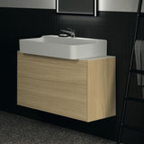 IDEAL STANDARD Conca Waschtischunterschrank 1000 mm, 1 Auszug, Eiche geflammt, wandhängend