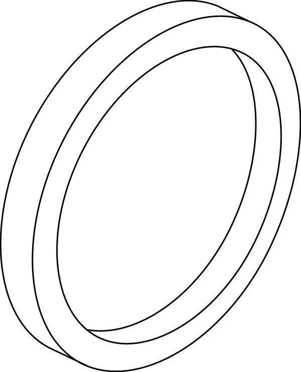 Ideal Standard IS Distanzrahmen rund 163 mm Chrom inkl. Rosette – Unterputz-Bausatz 1