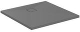 IDEAL STANDARD Quadrat-Brausewanne Ultra Flat Evo 900x900x35mm Grau Matt