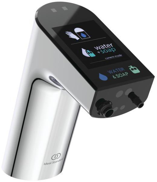 Ideal Standard Intellimix Sensor-Waschtischarmatur mit Seifenspender, Chrom – berührungslose Steuerung