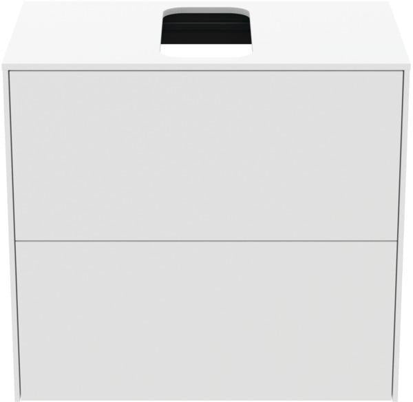 Ideal Standard Conca WT-Unterschrank 602 mm, 2 Auszüge, Push-Open & Softclose, Anthrazit