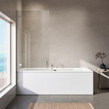 Ideal Standard Duo-Badewanne La Dolce Vita 2000x1000 mm Weiß – Rechteckige Einbauwanne mit 435 l Inhalt