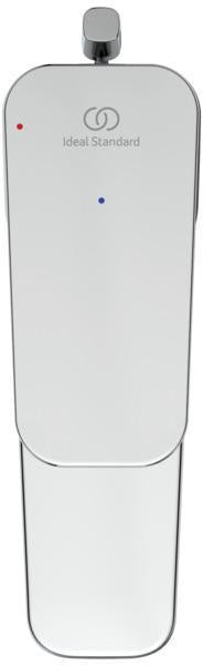 Ideal Standard Ceraplan Waschtischarmatur H60 mit Ablaufgarnitur, Ausladung 99 mm, BlueStart, Chrom