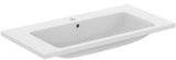 Ideal Standard i.life B Möbelwaschtisch 1010 mm, 1 Hahnloch, mit Überlauf, Weiß