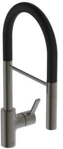 IDEAL STANDARD Gusto Semi-Pro Küchenarmatur 225 mm 2-Funktionsbrause Silver Storm
