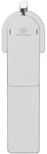 Ideal Standard Edge Waschtischarmatur Slim Chrom 5 l/min mit Ablaufgarnitur 120 mm Ausladung