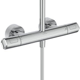 Ideal Standard Duschsystem Ceratherm T100 – Thermostat, Teleskopfunktion, Chrom