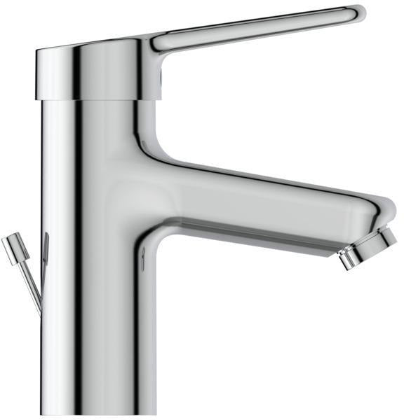 Ideal Standard Ceraplus Waschtischarmatur mit Ablaufgarnitur, 112 mm Ausladung, Chrom