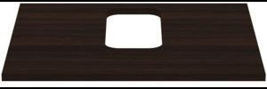IDEAL STANDARD i.life B Waschtischplatte 602x507x18 mm Quarzgrau matt – mittiger Ausschnitt