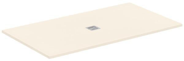 Ideal Standard Ultra Flat S + Rechteck-Brausewanne 1800x1000mm, Ablauf zentriert, Weiß Matt