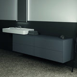 Ideal Standard WT-Unterschrank Conca, 4 Auszüge, ohne Ausschnitt, 1987x505x550 mm, Walnuss Dunkel