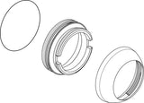 IDEAL STANDARD Abdeckkappe Chrom inkl. O-Ring und Gewindering – Sanitär-Armaturen-Zubehör