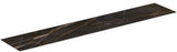 Ideal Standard Waschtischplatte Conca aus Keramik 1987x373x6 mm in Marmor Noir Desir