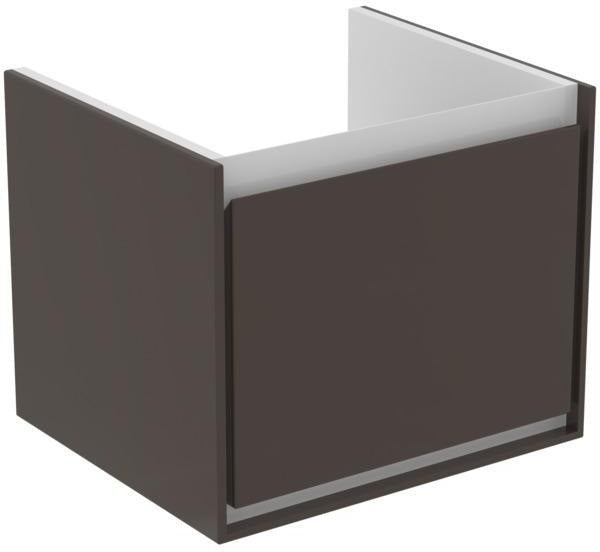 IDEAL STANDARD Connect Air Waschtischunterschrank 480 mm, 1 Auszug, Weiß glänzend/Matt