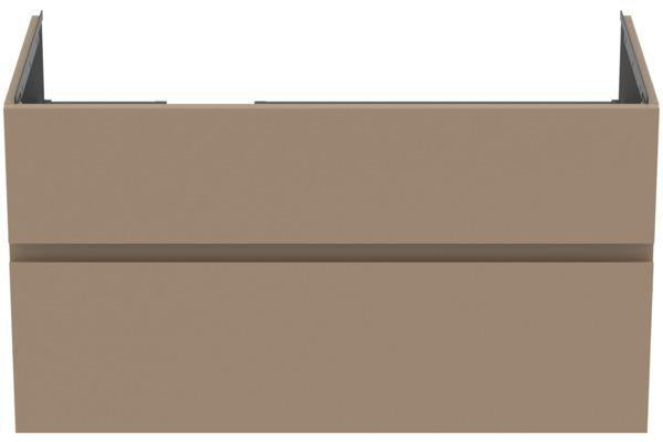 Ideal Standard MWT-Unterschrank Finesse Siphon links 1000x505x550mm 2 Auszüge Greige matt