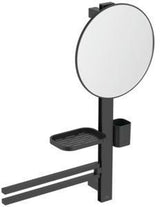 Ideal Standard Alu+ Accessoires-Kombi M700 mit Kosmetikspiegel 328 mm in Rosé – Beauty Bar