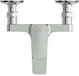 IDEAL STANDARD Ceraplan Badearmatur Aufputz Chrom – Wandmontage mit Keramikkartusche