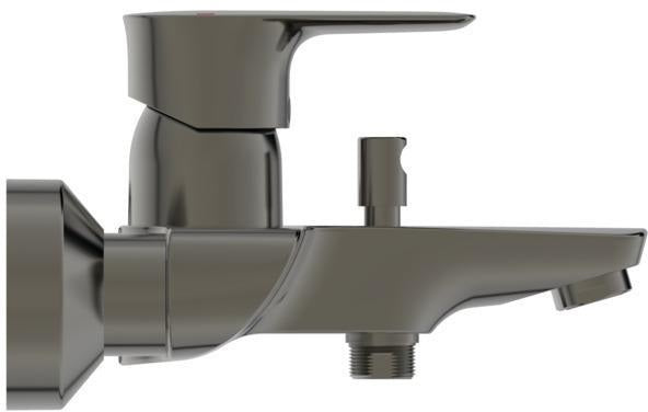 Ideal Standard Badearmatur Connect Air 174 mm Chrom – Wand-Aufputz Einhandhebelmischer