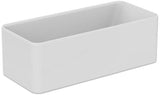 IDEAL STANDARD Conca freistehende Körperform-Badewanne 1800x800x600 mm Weiß Matt Mineralguss