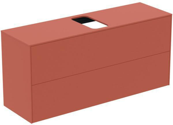 Ideal Standard Conca WT-Unterschrank 1202 mm, 2 Auszüge, Eiche geflammt, Push-Open