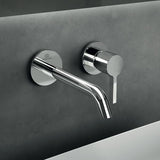 Ideal Standard Joy Wand-Waschtischarmatur in Brushed Gold, 180 mm Auslauf, runde Rosette