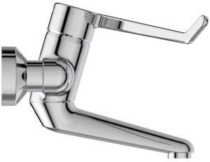 IDEAL STANDARD Ceraplus Sicherheitsarmatur Waschtisch, Einhandhebelmischer, 150 mm, Chrom