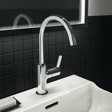 Ideal Standard Joy Waschtischarmatur mit hohem Auslauf, Brushed Gold, 169 mm, ohne Ablaufgarnitur