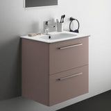 Ideal Standard i.life A Waschtischset 60 cm mit Unterschrank und chrom Griff, Weiß matt