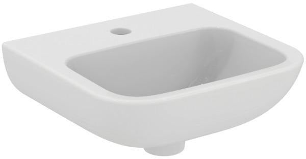 Ideal Standard Contour 21 Handwaschbecken 400 mm Weiß – 1 Hahnloch, ohne Überlauf