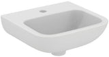 Ideal Standard Contour 21 Handwaschbecken 400 mm Weiß – 1 Hahnloch, ohne Überlauf