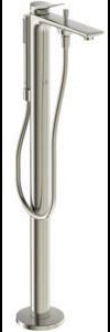 IDEAL STANDARD Conca freistehende Wannenarmatur mit Stick-Handbrause, 204 mm Ausladung, Silver Storm