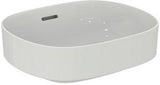 Ideal Standard Aufsatzwaschtisch Linda-X 450x380x130 mm Weiß – Keramik ohne Hahnloch, mit Überlauf