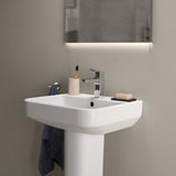 Ideal Standard i.life B Waschtisch 500x440mm Weiß mit Überlauf und 1 Hahnloch – Hängend