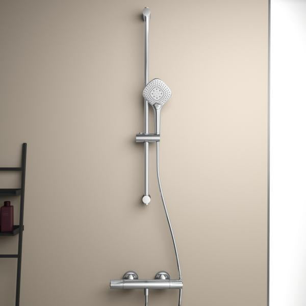 Ideal Standard Ceratherm T100 Brausethermostat mit Brausegarnitur 900 mm Chrom