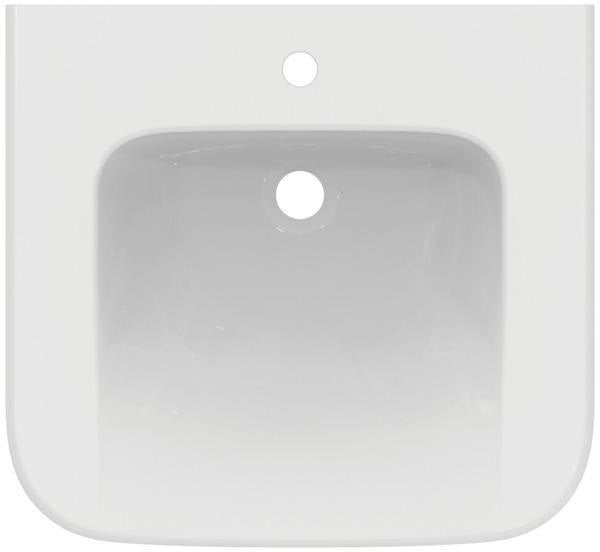 Ideal Standard Contour 21+ Waschtisch 545x550mm Weiß SmartGuard+ 1 Hahnloch ohne Überlauf