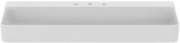IS Waschtisch Conca, 3 Hl., o.Ül., 1200x450x145mm, Weiß