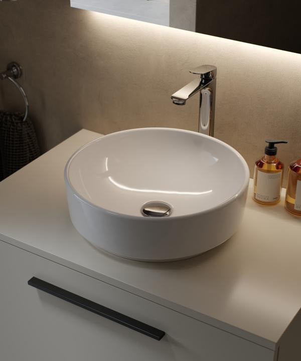 Ideal Standard Ceralife O Waschtisch-Einhandhebelmischer mit Kaltstart-Funktion, Chrom