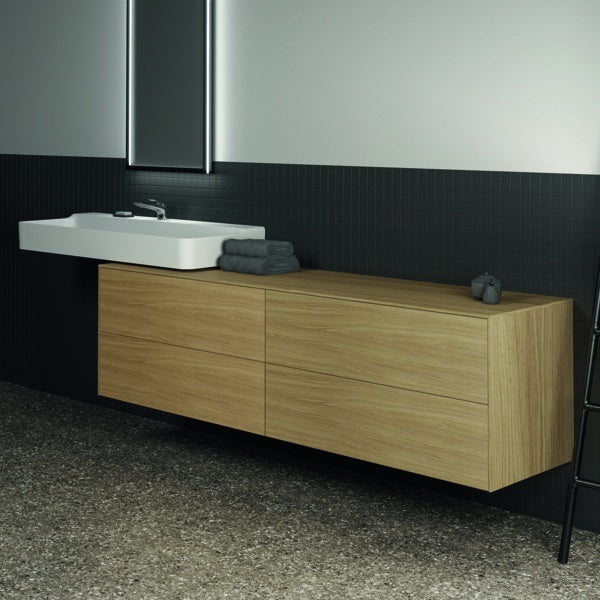 Ideal Standard WT-Unterschrank Conca, 4 Auszüge, ohne Ausschnitt, 1987x505x550 mm, Walnuss Dunkel
