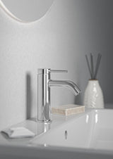 Ideal Standard Ceraline Nuovo Waschtischarmatur 105 mm mit Push-Open-Ventil und BlueStart Chrom