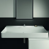Ideal Standard Conca Aufsatzwaschtisch 1200x450x145mm, 1 Hahnloch, ohne Überlauf, Weiß, geschliffen