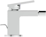 Ideal Standard Bidetarmatur Extra Ausladung 113 mm mit Ablaufgarnitur Chrom