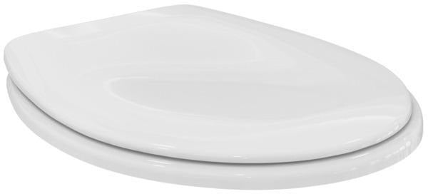 IDEAL STANDARD WC-Sitz Contour 21 mit Stangenscharnier, Weiß, Duroplast, mit Deckel
