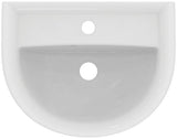 Ideal Standard Eurovit Handwaschbecken 450x350x155 mm, 1 Hahnloch, mit Überlauf, Weiß