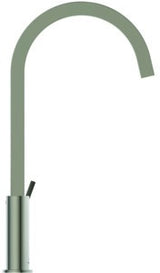 IDEAL STANDARD Gusto Küchenarmatur 204 mm eckiger Auslauf Silver Storm – Einhebel-Spültischbatterie