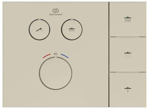 Ideal Standard Ceratherm Navigo Solos Brausethermostat UP Chrom – thermostatisch, 24 l/min, Messing
