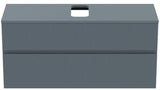 Ideal Standard Finesse Waschtischunterschrank 1202 mm, 2 Auszüge, Greige matt