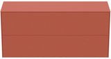 Ideal Standard WT-Unterschrank Conca, 2 Auszüge, ohne Ausschnitt, 1202x373x550 mm, Weiß
