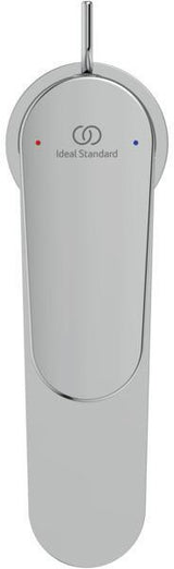 Ideal Standard Cerafine O Waschtischarmatur Chrom 114 mm mit Ablaufgarnitur und Heißwasser-Sparfunktion