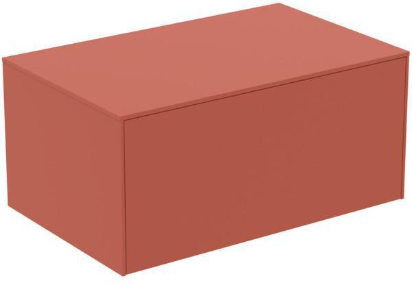 Ideal Standard Conca Waschtischunterschrank 802 mm, 1 Auszug, Push-Open & Softclose, Weiß Matt